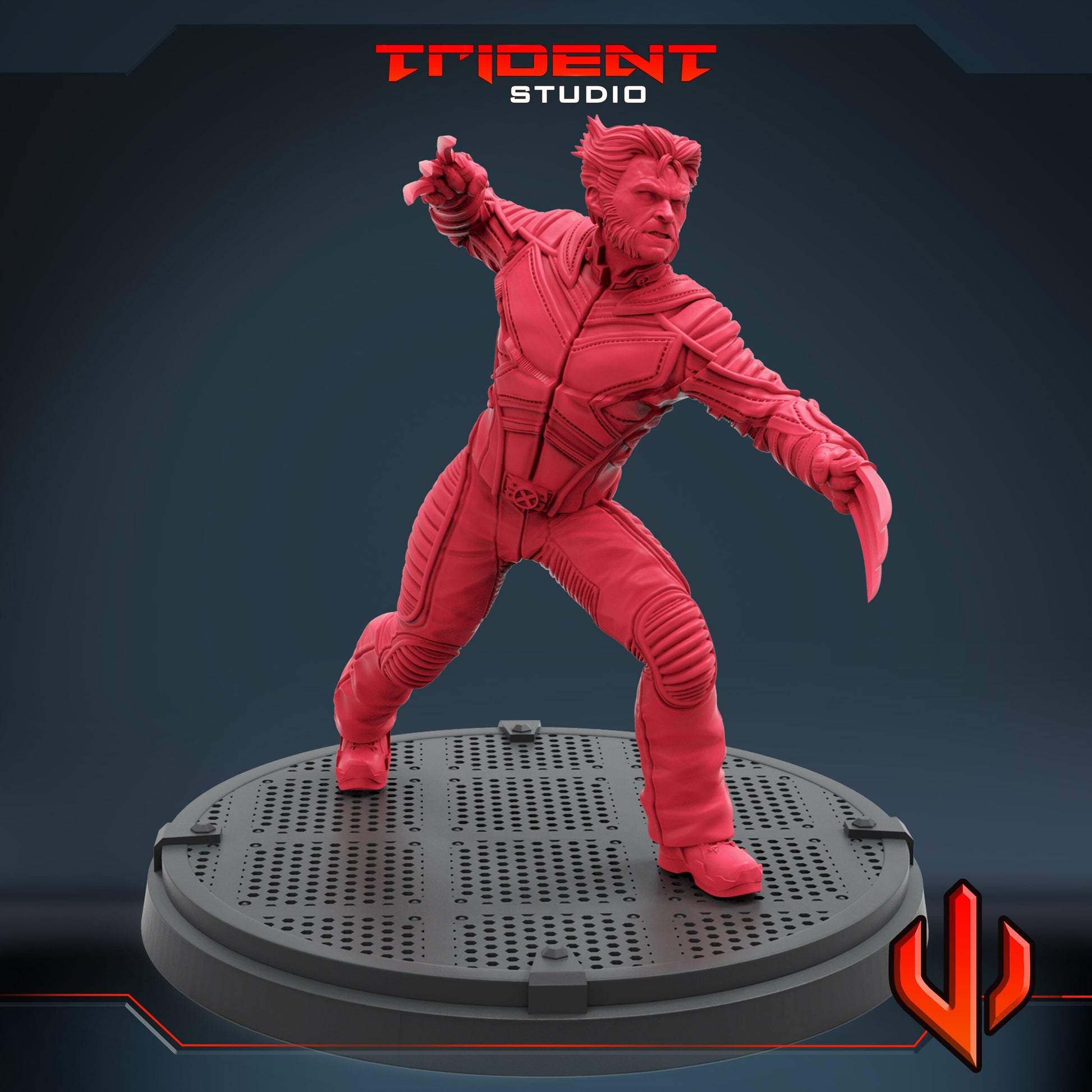 Wolverine 2000 (Fan art sculpted by Trident Studio) (Crisis Protocol Proxy/Alternative)