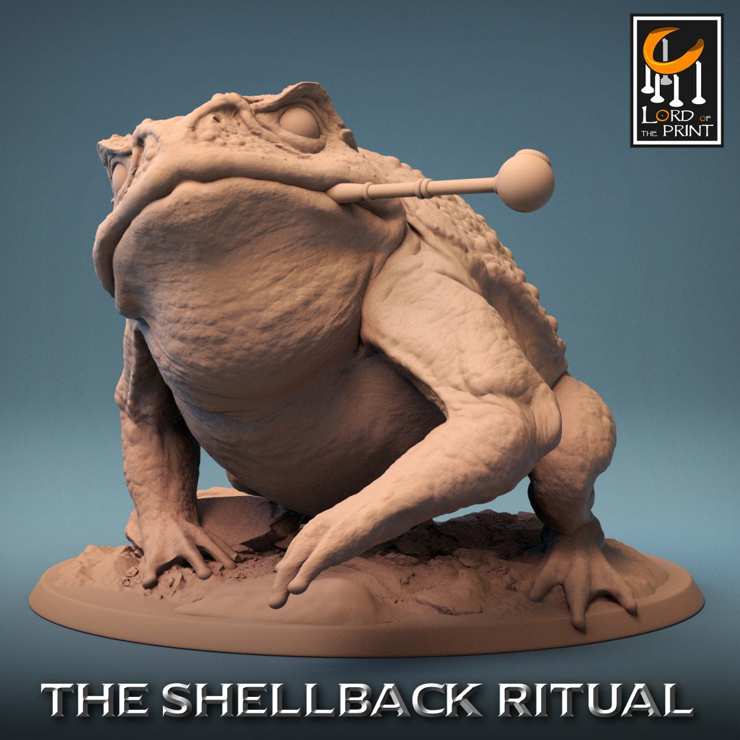 ShellBack Mount (Trumpet) - (Sculpted by Lord of the Print)