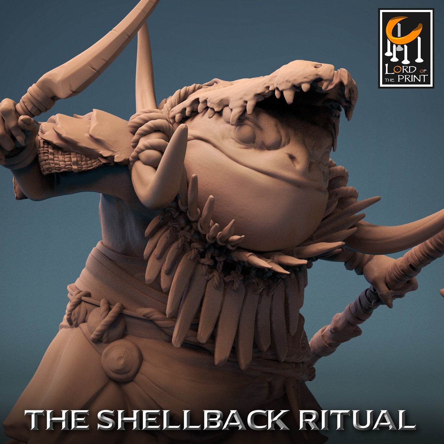 Croaker Parry with Helmet - (Sculpted by Lord of the Print)