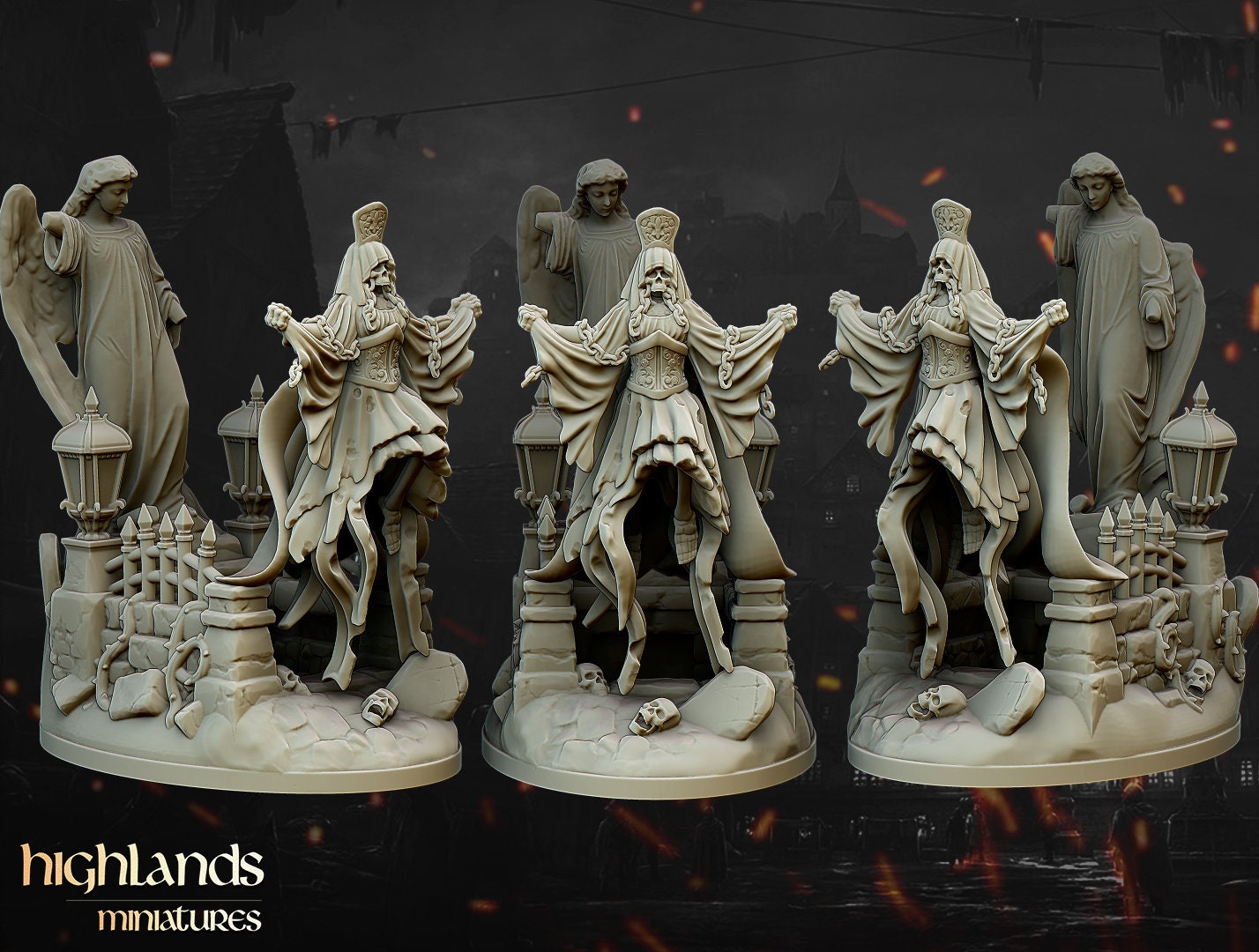 Lady Violet on Scenic Base - Sculpted by Highland Miniatures