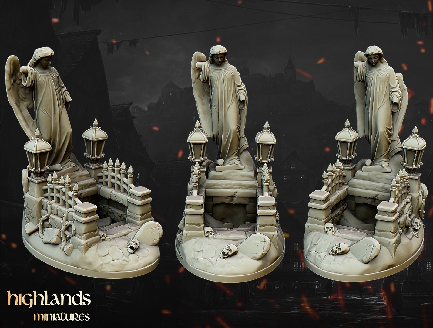 Lady Violet on Scenic Base - Sculpted by Highland Miniatures