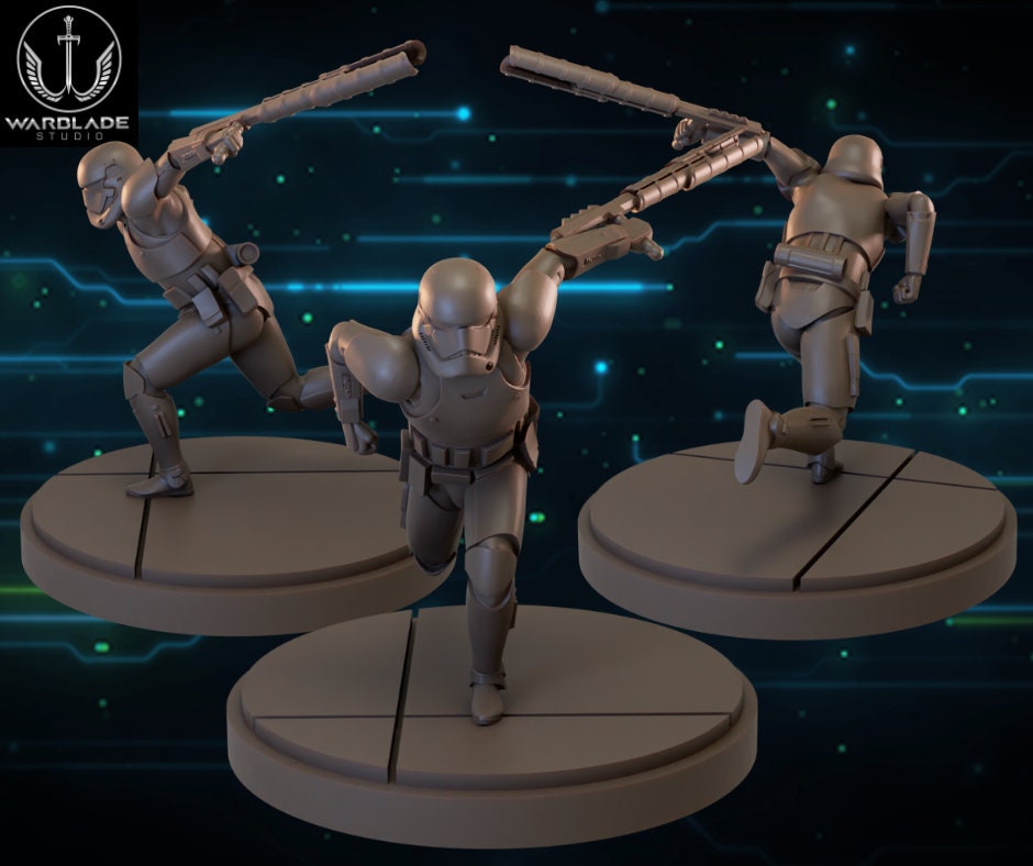 First Order Trooper 1 - Fan Art (sculpted by Warblade Studios)
