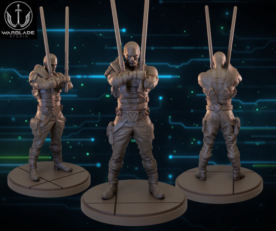Galen Marek - Fan Art (sculpted by Warblade Studios)