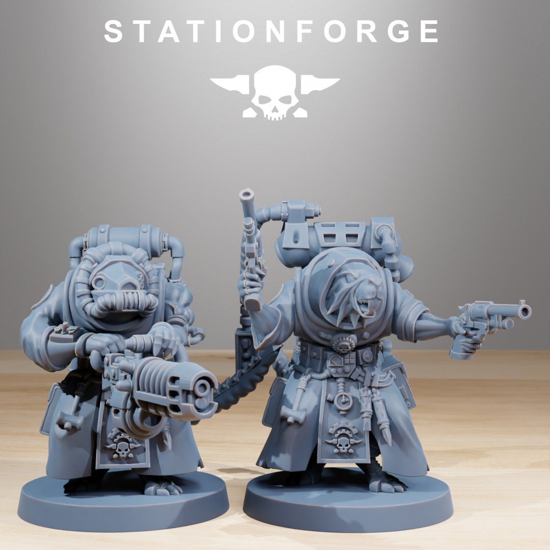 Raticus Grunts (10) (sculpted by Stationforge)