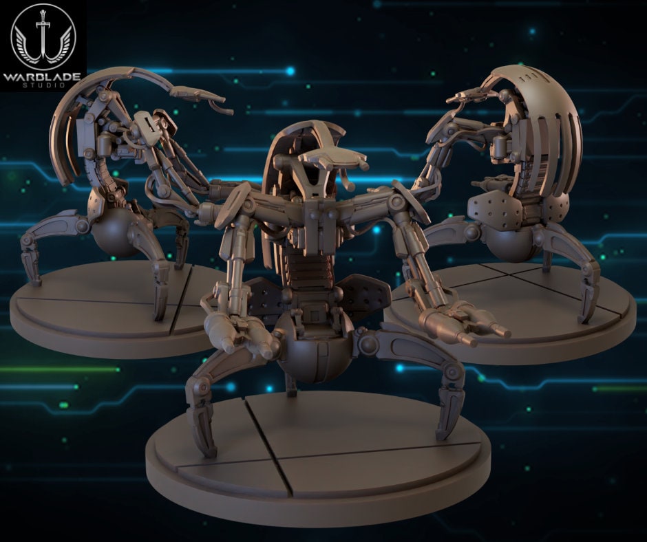 Droideka 2 - Fan Art (sculpted by Warblade Studios)