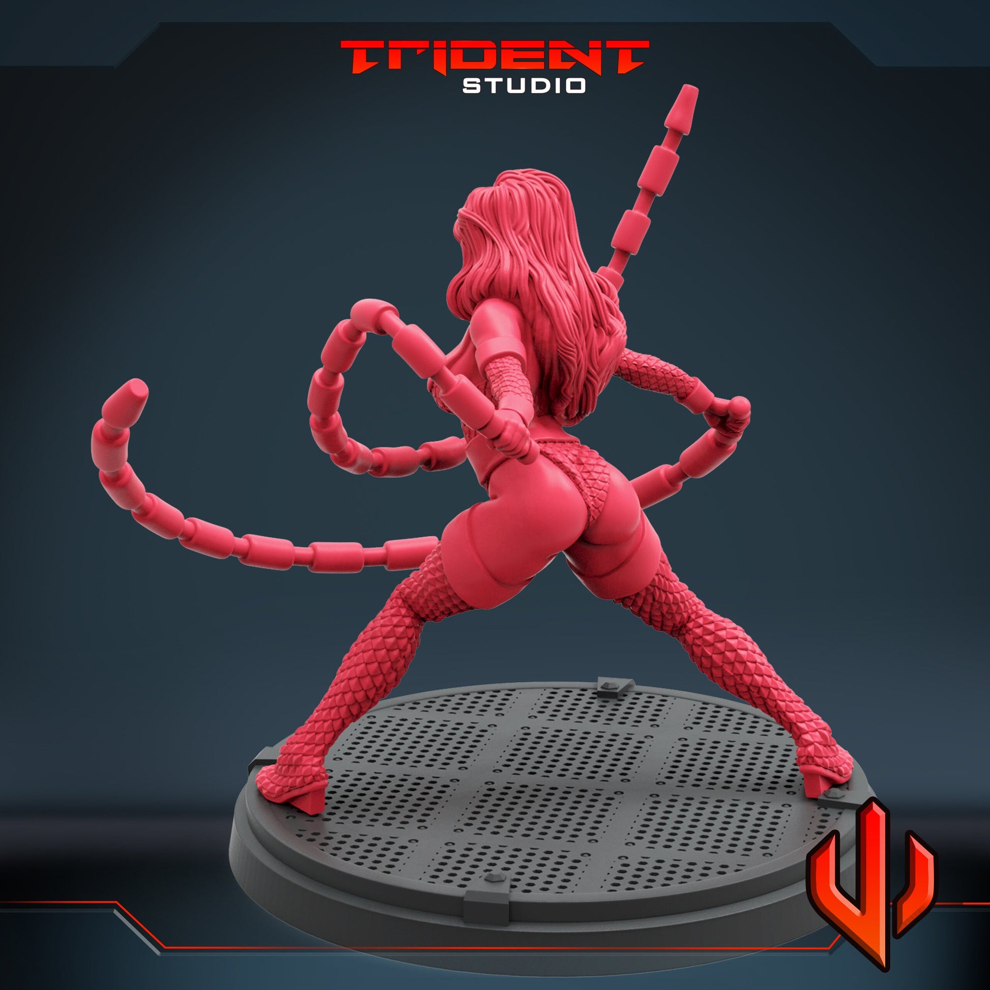 Coach Whip (Fan art sculpted by Trident Studio) (Crisis Protocol Proxy/Alternative)