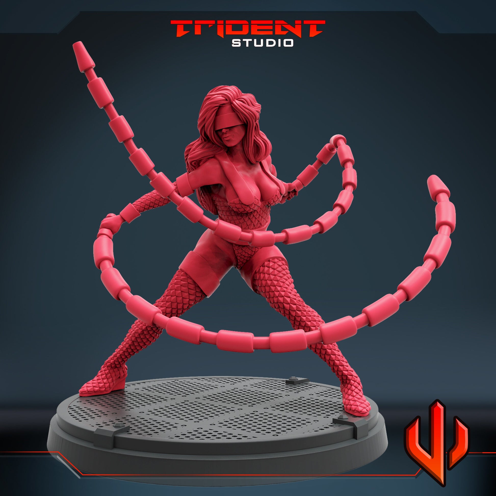 Coach Whip (Fan art sculpted by Trident Studio) (Crisis Protocol Proxy/Alternative)