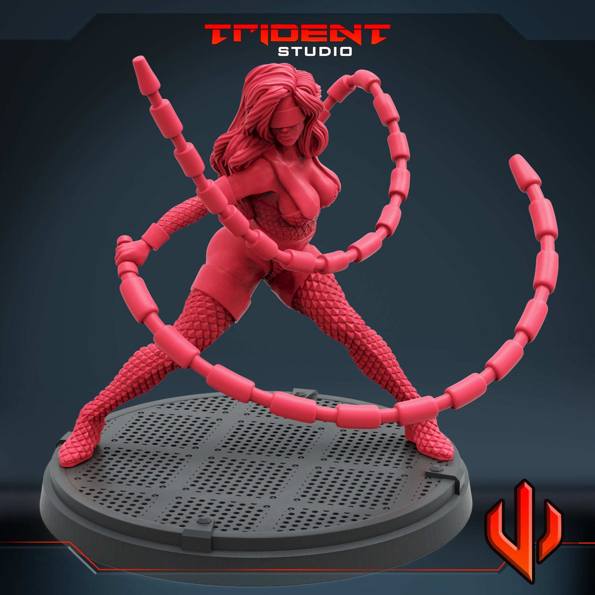 Coach Whip (Fan art sculpted by Trident Studio) (Crisis Protocol Proxy/Alternative)