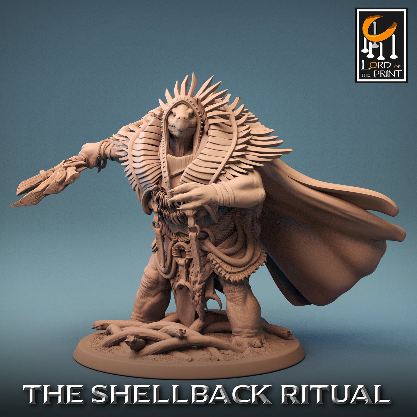 Shellback Shaman (Stance) - (Sculpted by Lord of the Print)