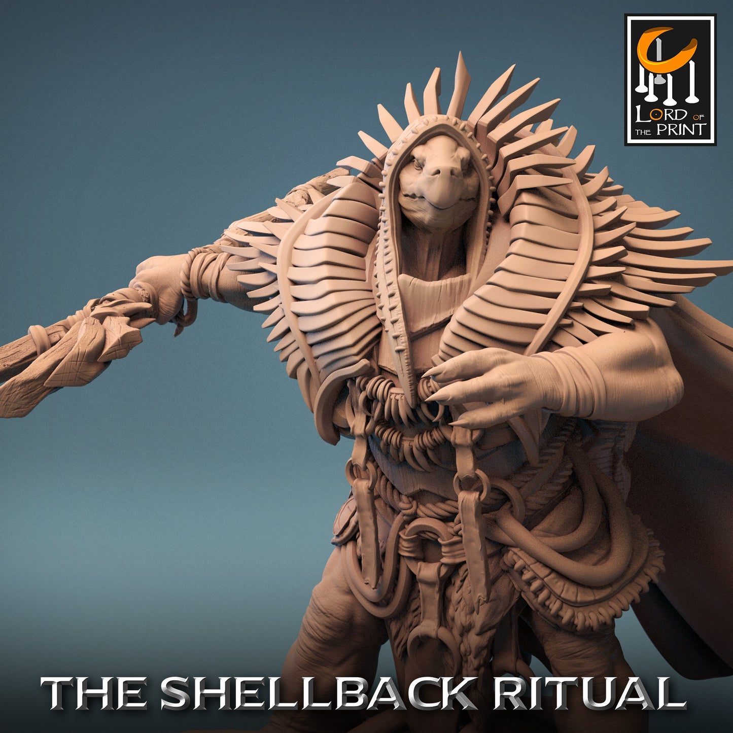 Shellback Shaman (Stance) - (Sculpted by Lord of the Print)