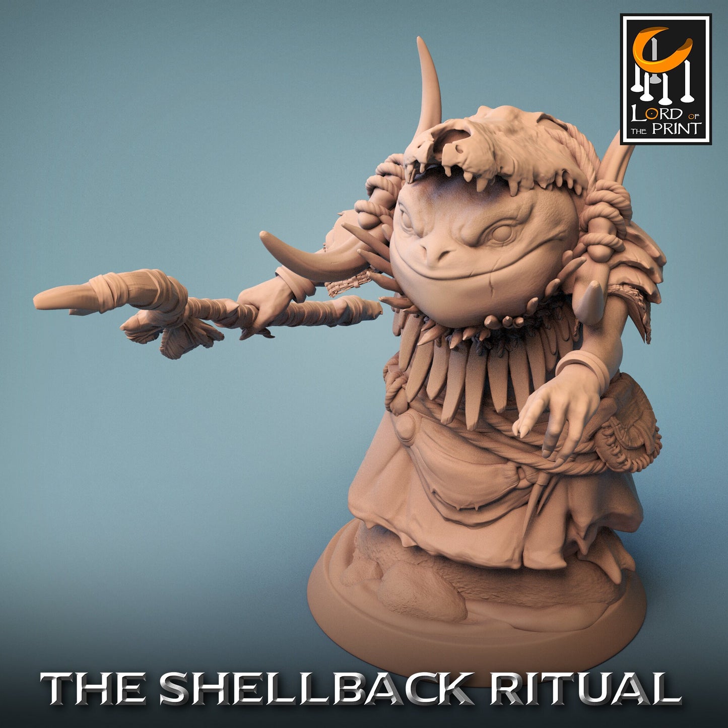 Croaker Point with Greatstick - (Sculpted by Lord of the Print)