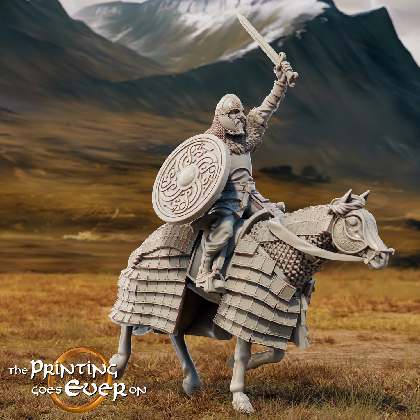 King Teobald (sculpted by Print Goes Ever On)