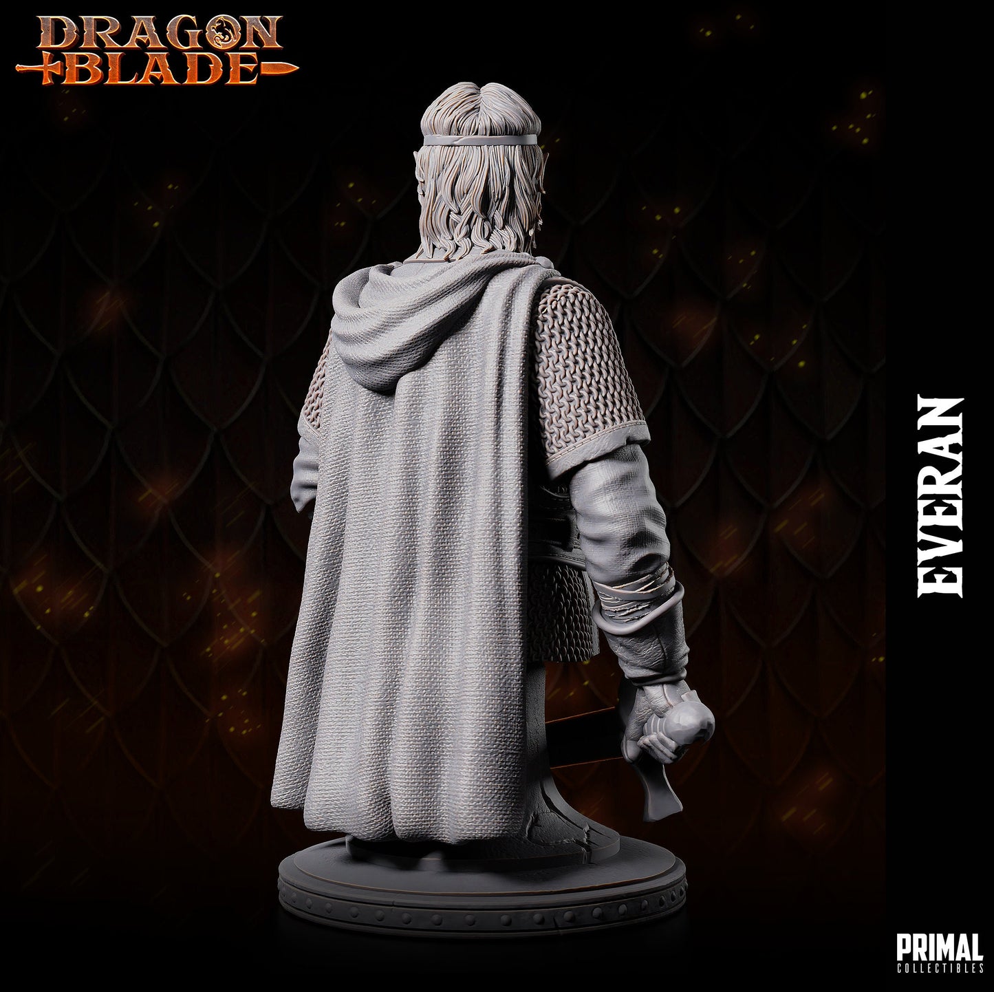 Everan - Warrior Wizard Elf (32mm / 75mm / Bust) - Sculpted by Primal Collectibles
