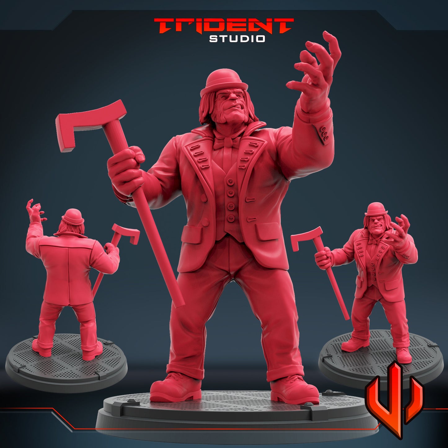 Mister Hyde A (Fan art sculpted by Trident Studio) (Crisis Protocol Proxy/Alternative)