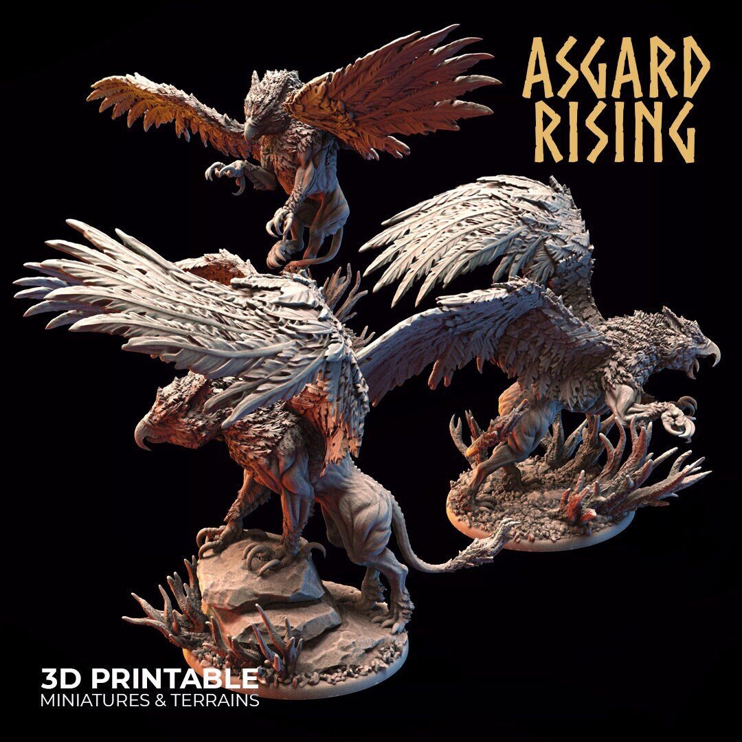 Griffin / Gryphon / Griffon (by Asgard Rising)
