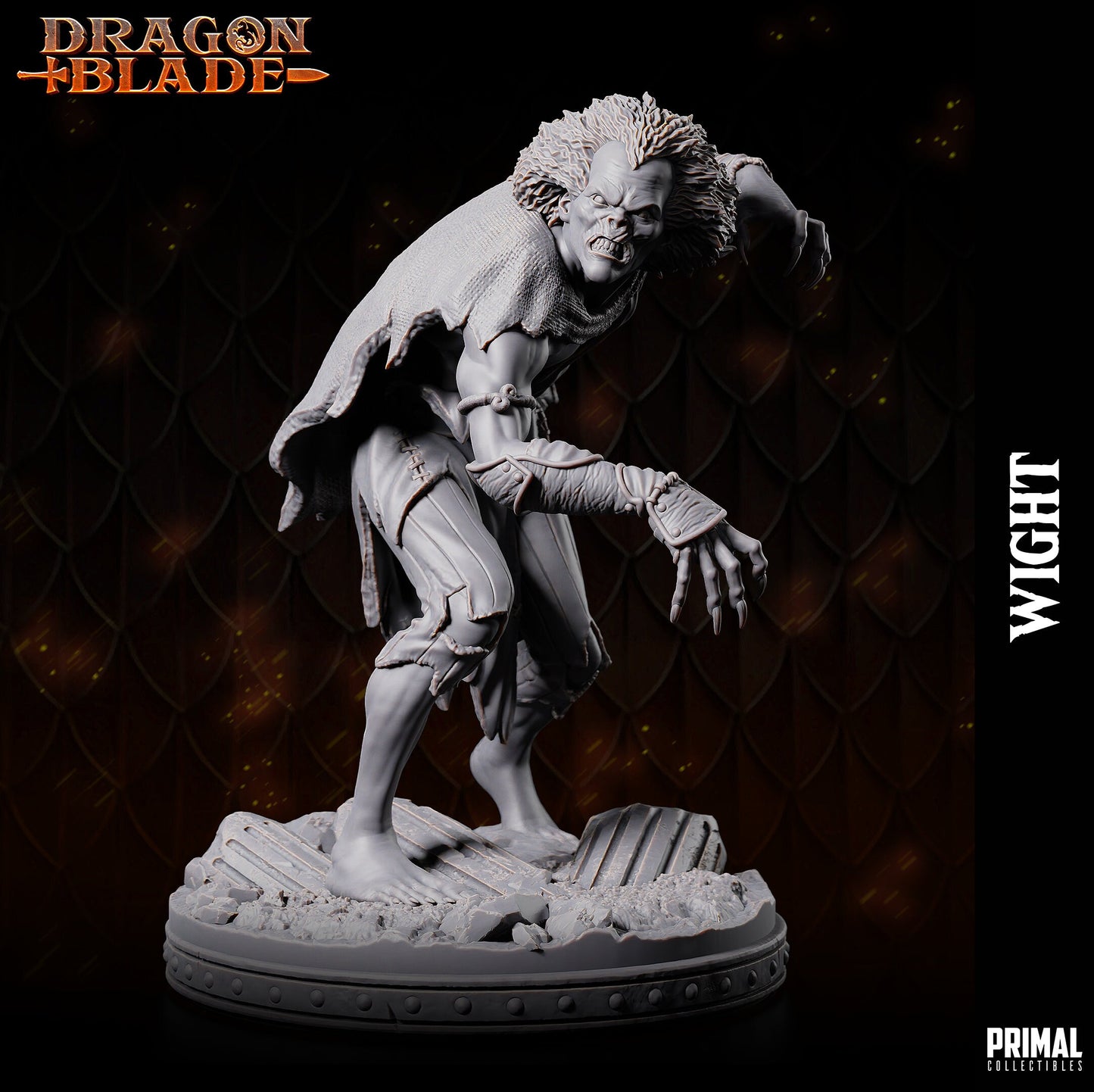 Wight 1 (32mm / 75mm) - Sculpted by Primal Collectibles