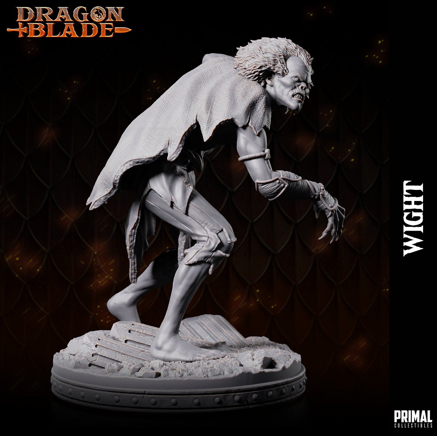 Wight 1 (32mm / 75mm) - Sculpted by Primal Collectibles