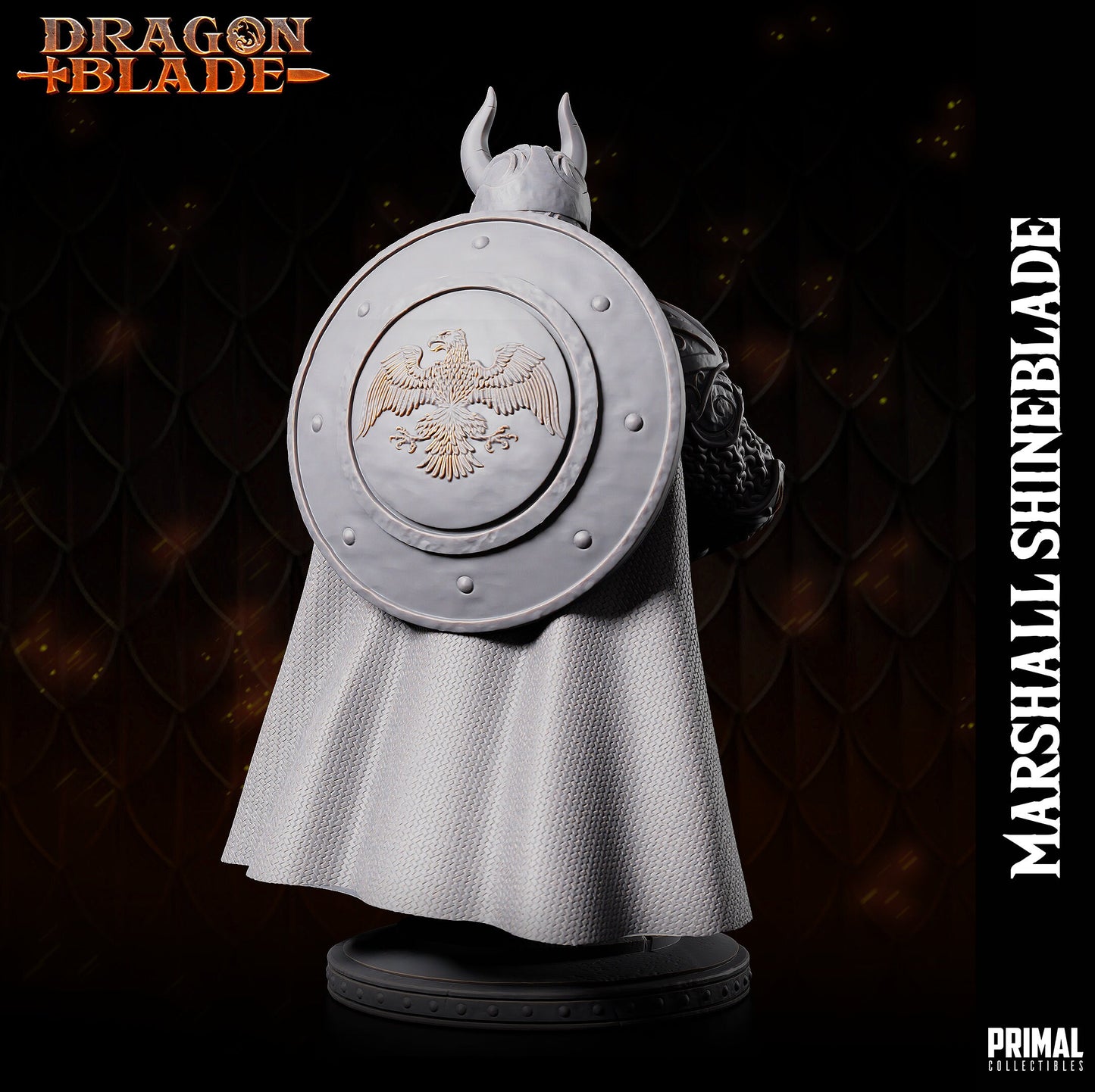 Marshall Shineblade - Fighter Knight (32mm / 75mm / Bust) - Sculpted by Primal Collectibles