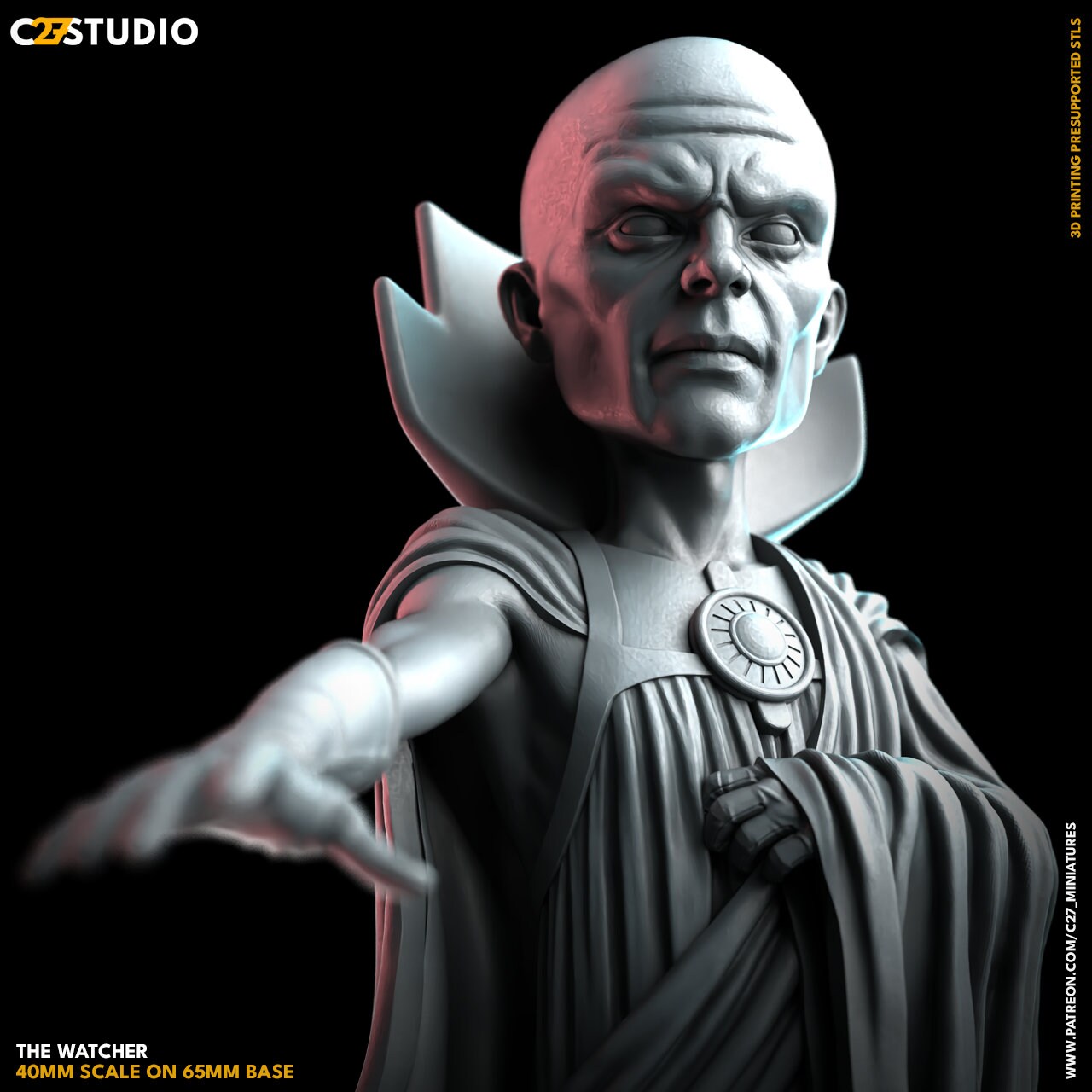 The Watcher / Observer 40mm miniature (sculpted by C27 collectibles) (Crisis Protocol Proxy/Alternative)
