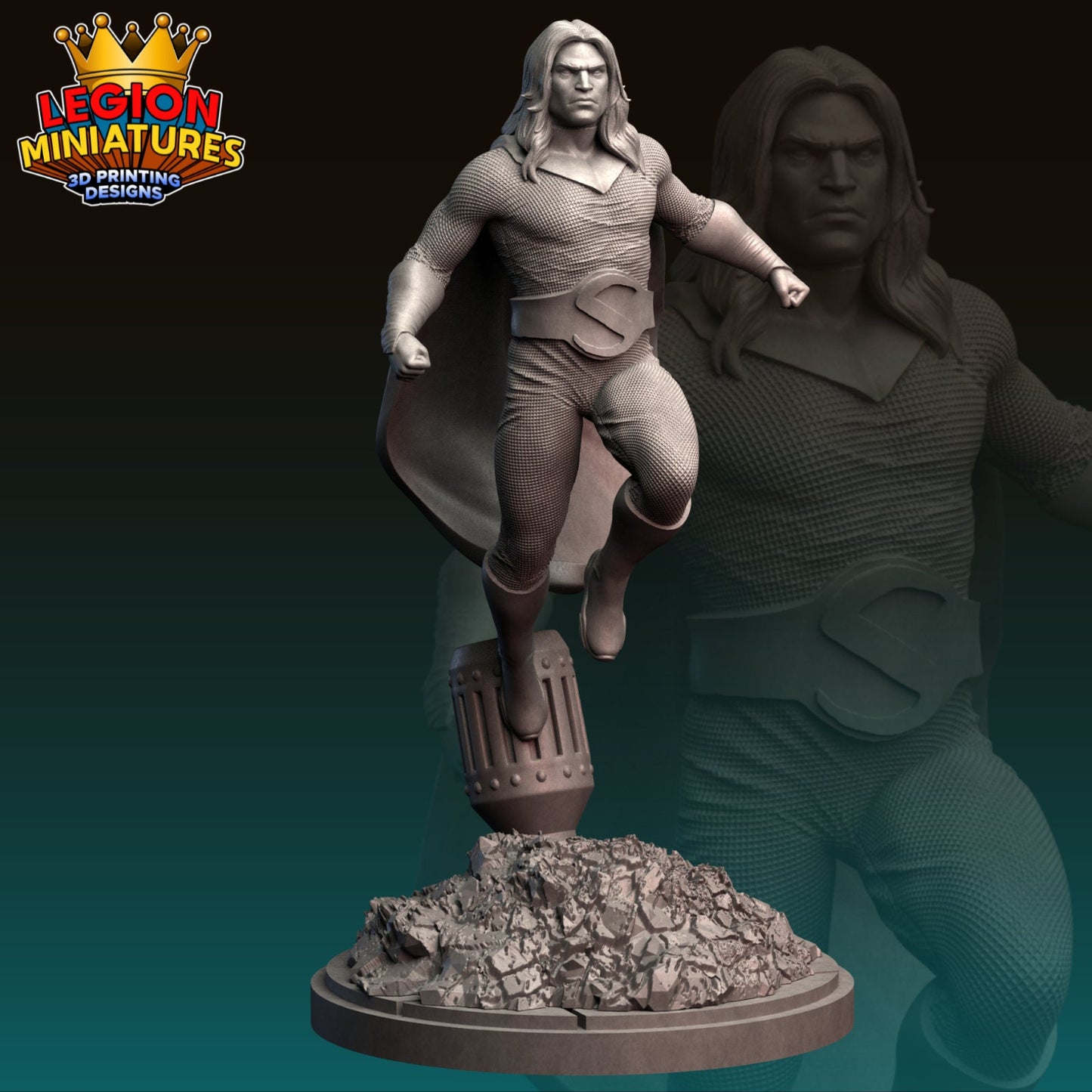 Sentry Fan-Art 40mm Miniature (Sculpted by Legion Miniatures) (Crisis Protocol Proxy/Alternative)