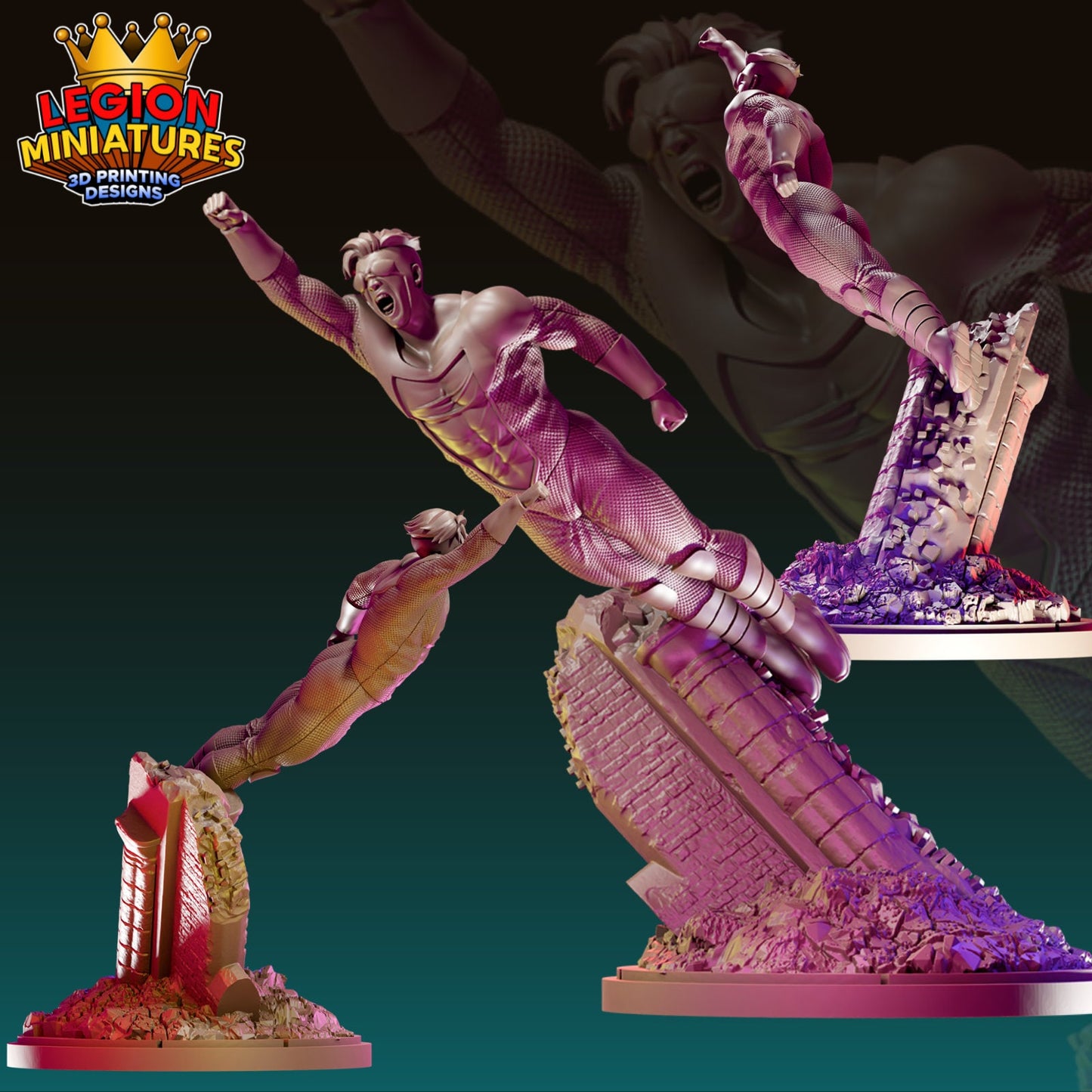 Invincible Fan-Art 40mm Miniature (Sculpted by Legion Miniatures) (Crisis Protocol Proxy/Alternative)