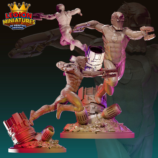 Starlord Fan-Art 40mm Miniature (Sculpted by Legion Miniatures) (Crisis Protocol Proxy/Alternative)
