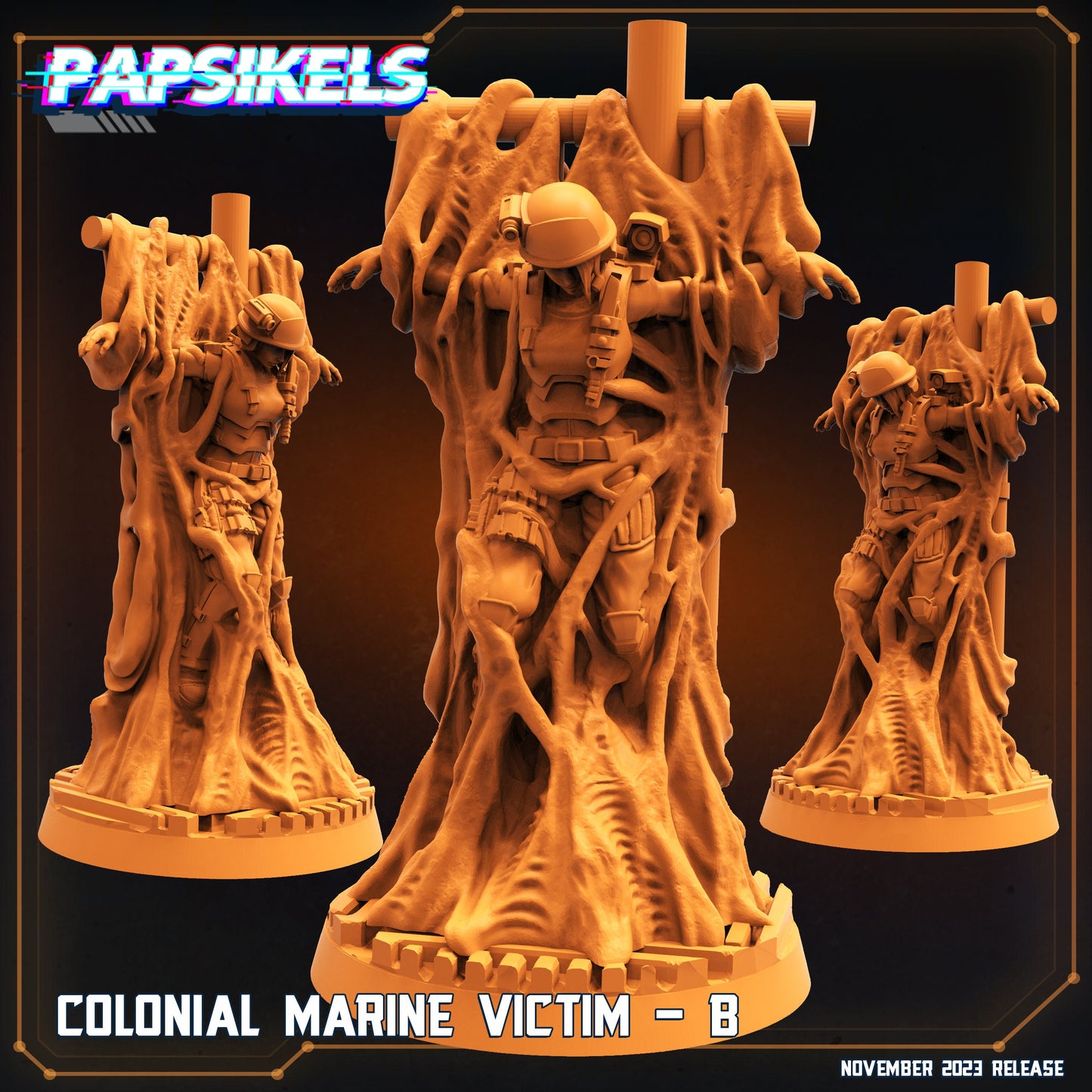 Colonial Marine Victim B (sculpted by Papsikels)