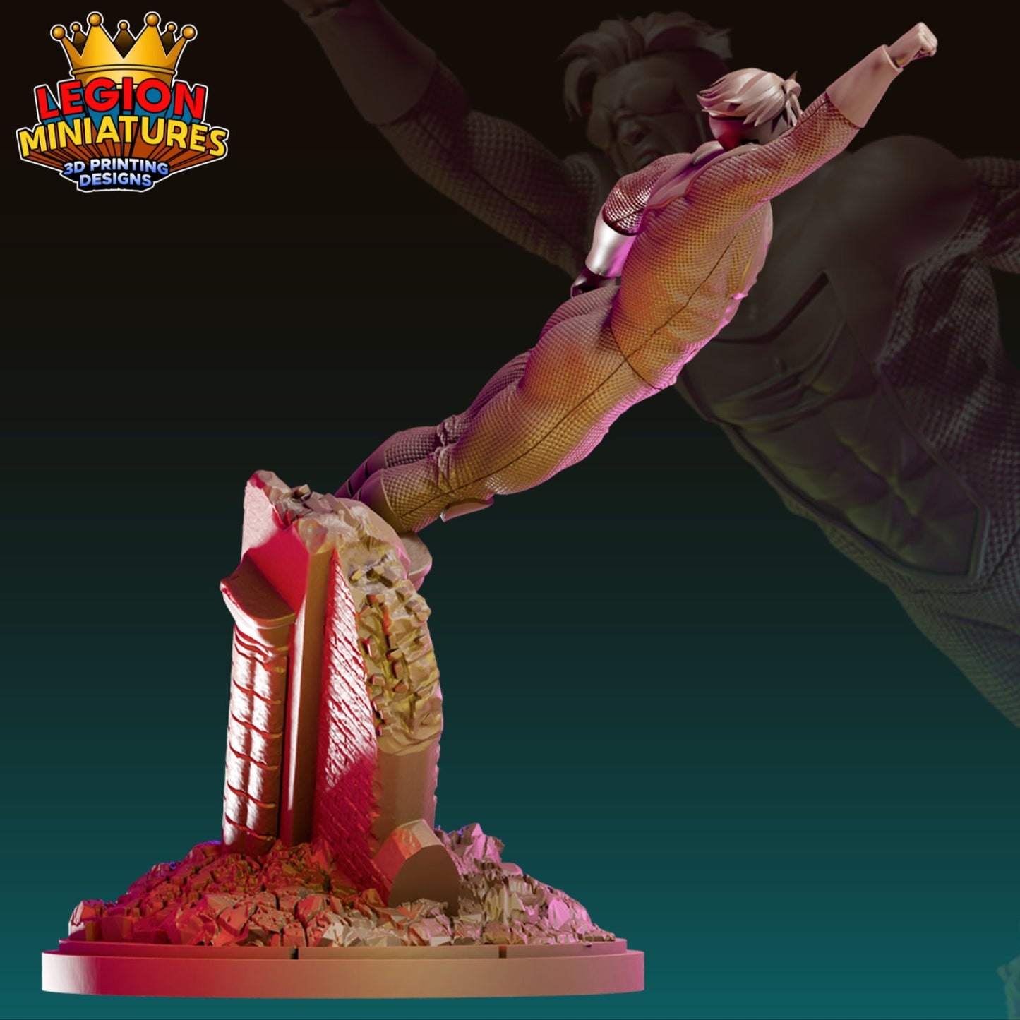 Invincible Fan-Art 40mm Miniature (Sculpted by Legion Miniatures) (Crisis Protocol Proxy/Alternative)