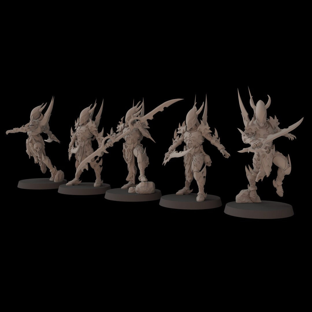 Darkblades - set of 5 (Sculpted by Fantasy Cult Miniatures)