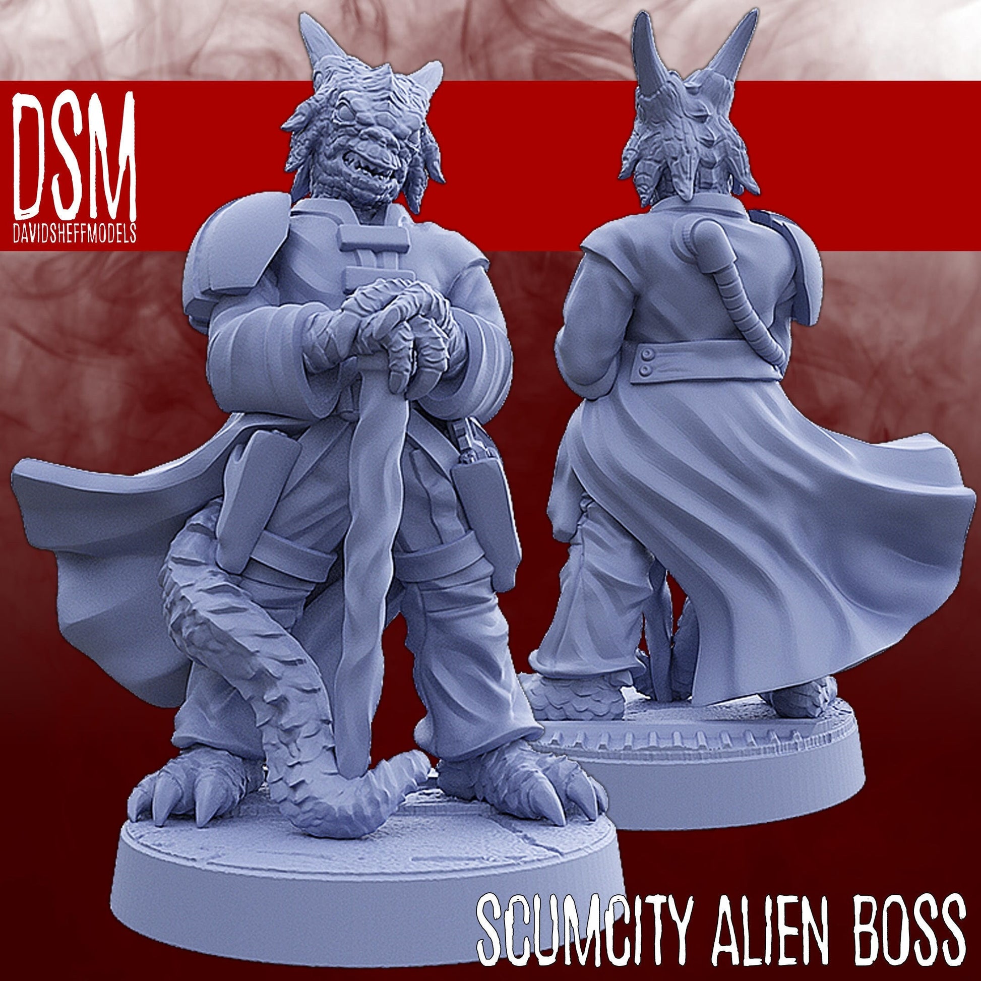 Scum City Alien Boss (Sculpted by David Sheff Models)