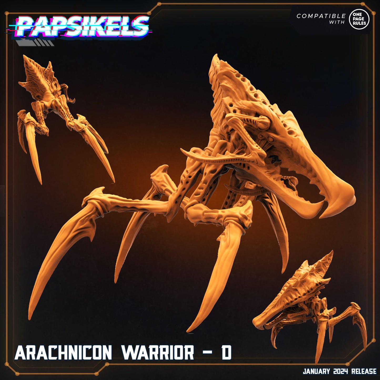Arachnicon Warrior D (sculpted by Papsikels)