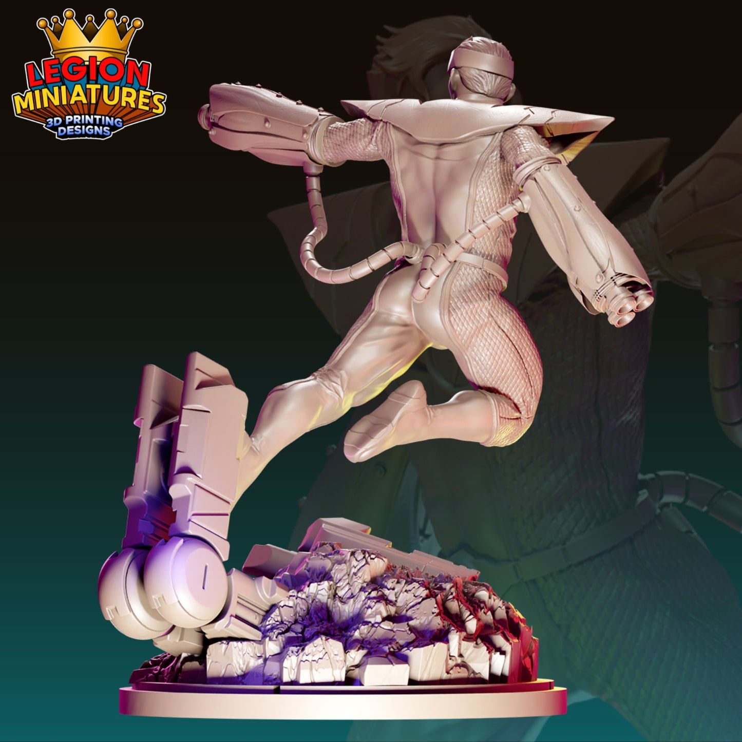 Fixer - Fan Art 40mm Miniature (Sculpted by Legion Miniatures) (Crisis Protocol Proxy/Alternative)