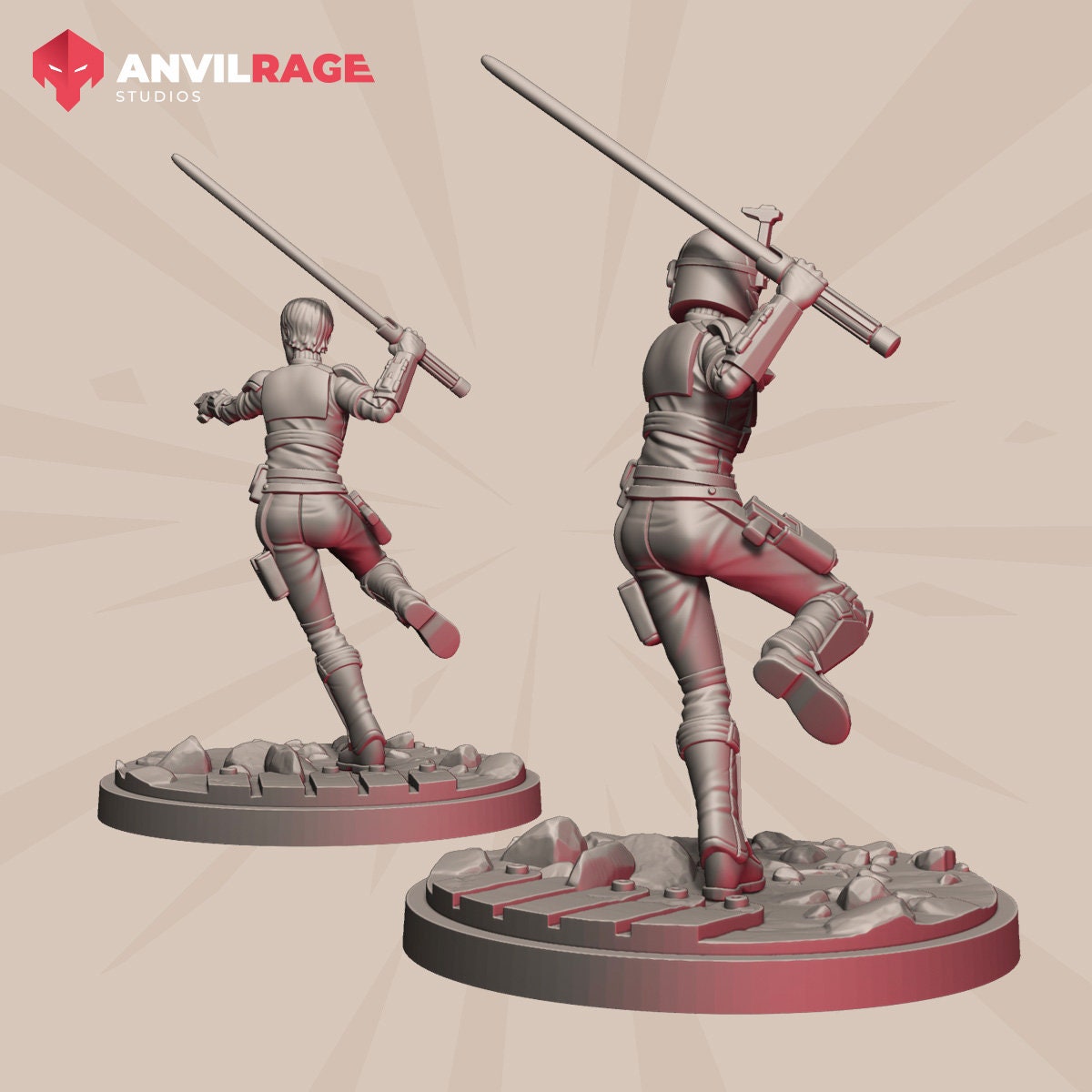 Rebellious Artist (Sculpted by Anvilrage Studios)