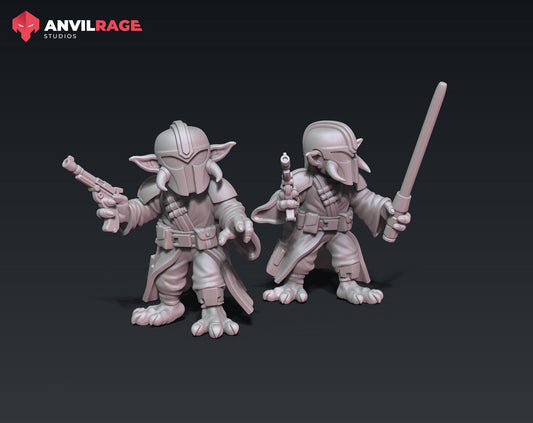 Mercenary Frog (Sculpted by Anvilrage Studios)