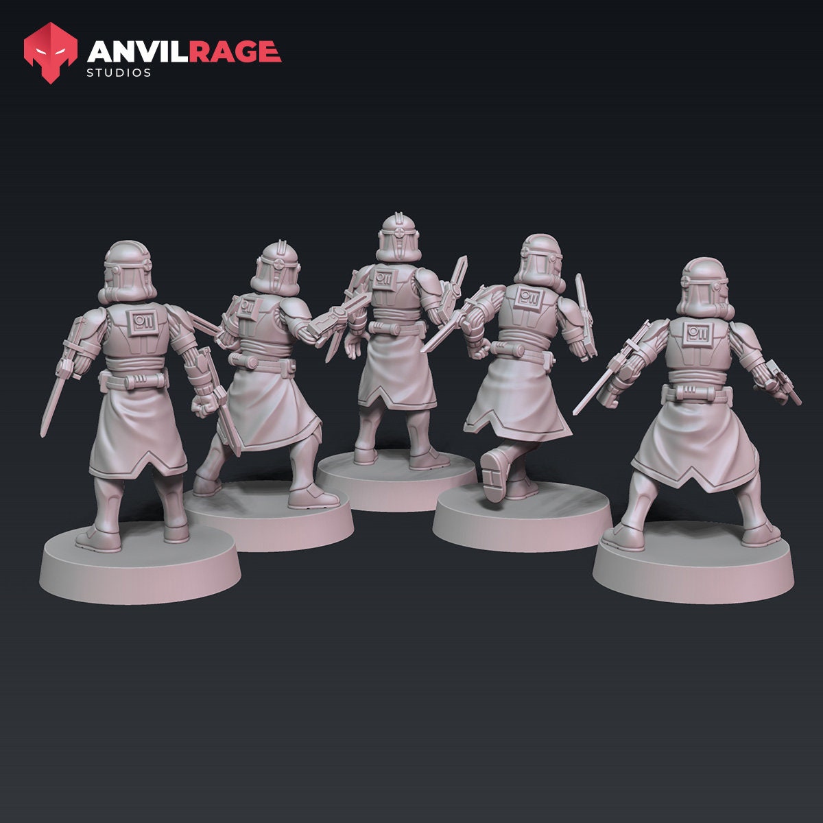 Replicator Assassins - set of 5 (Sculpted by Anvilrage Studios)
