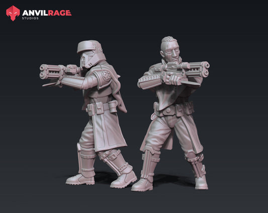 Gunline Trooper Captain (Sculpted by Anvilrage Studios)