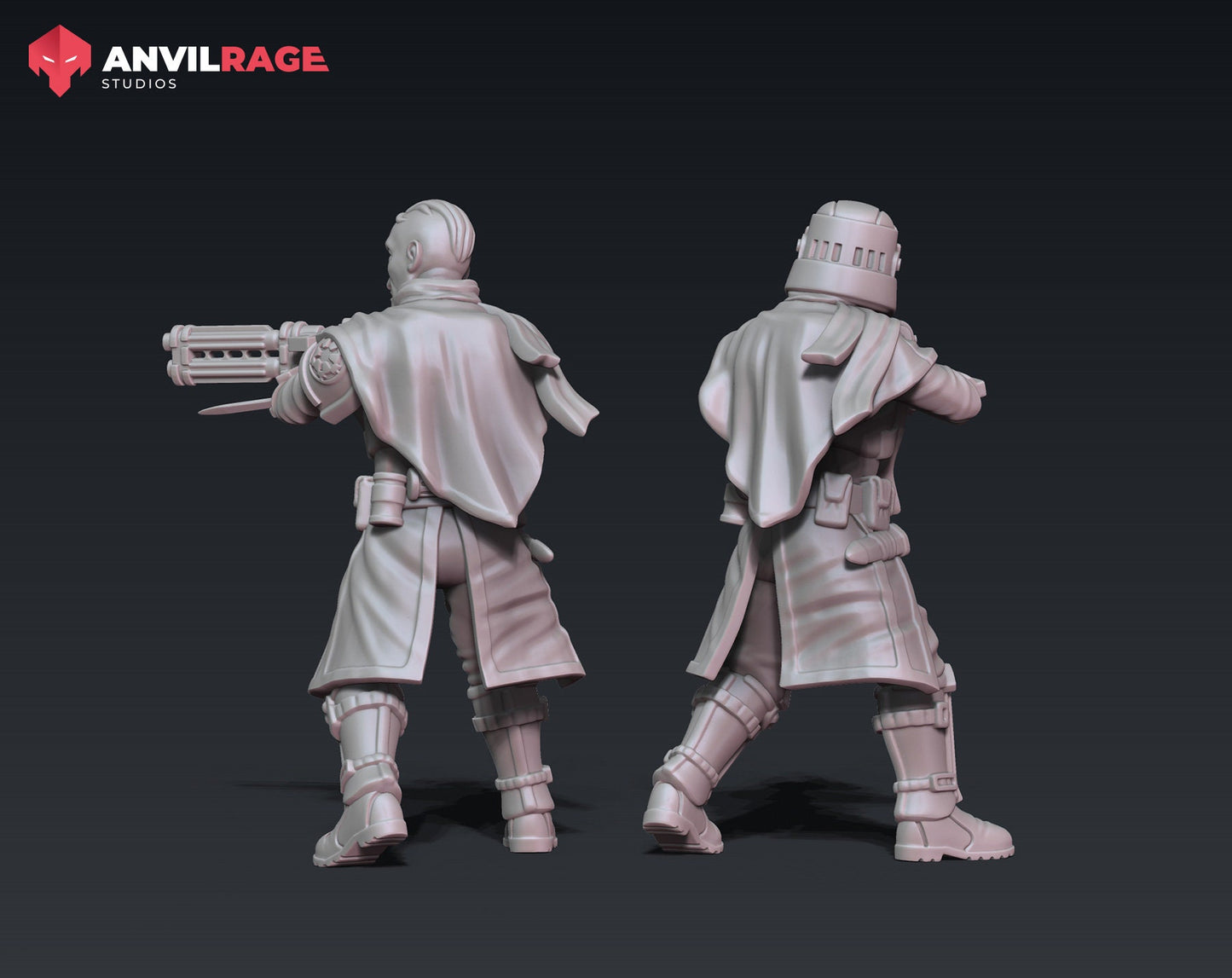 Gunline Trooper Captain (Sculpted by Anvilrage Studios)