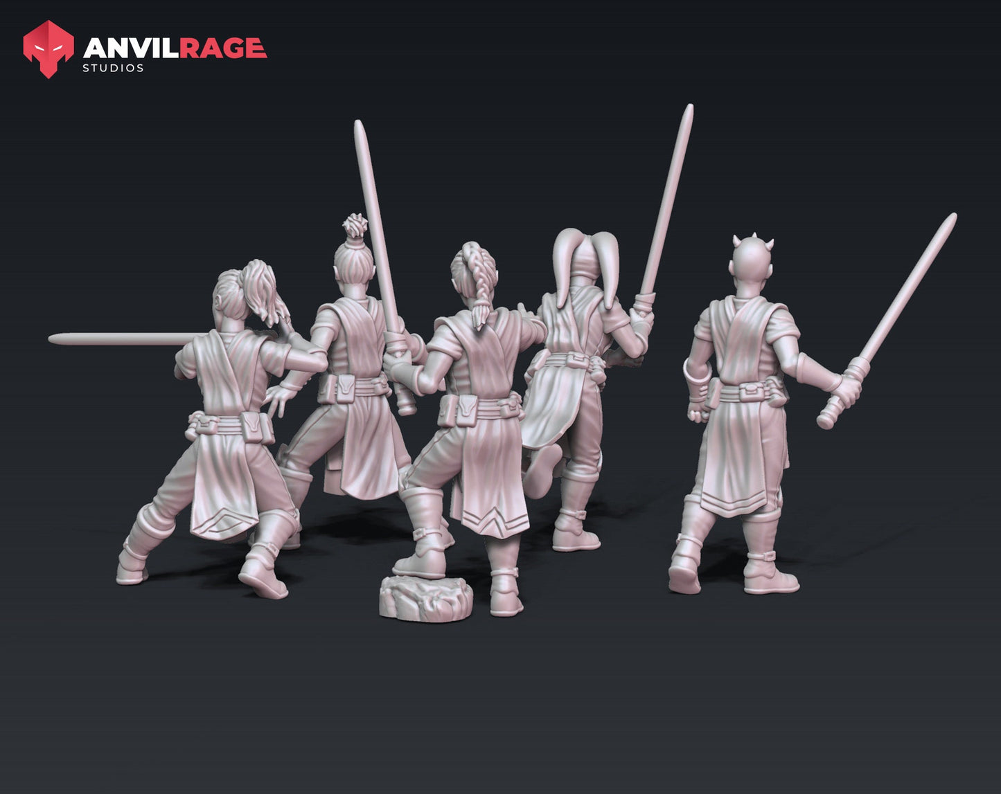 Force Girls - set of 5 (Sculpted by Anvilrage Studios)