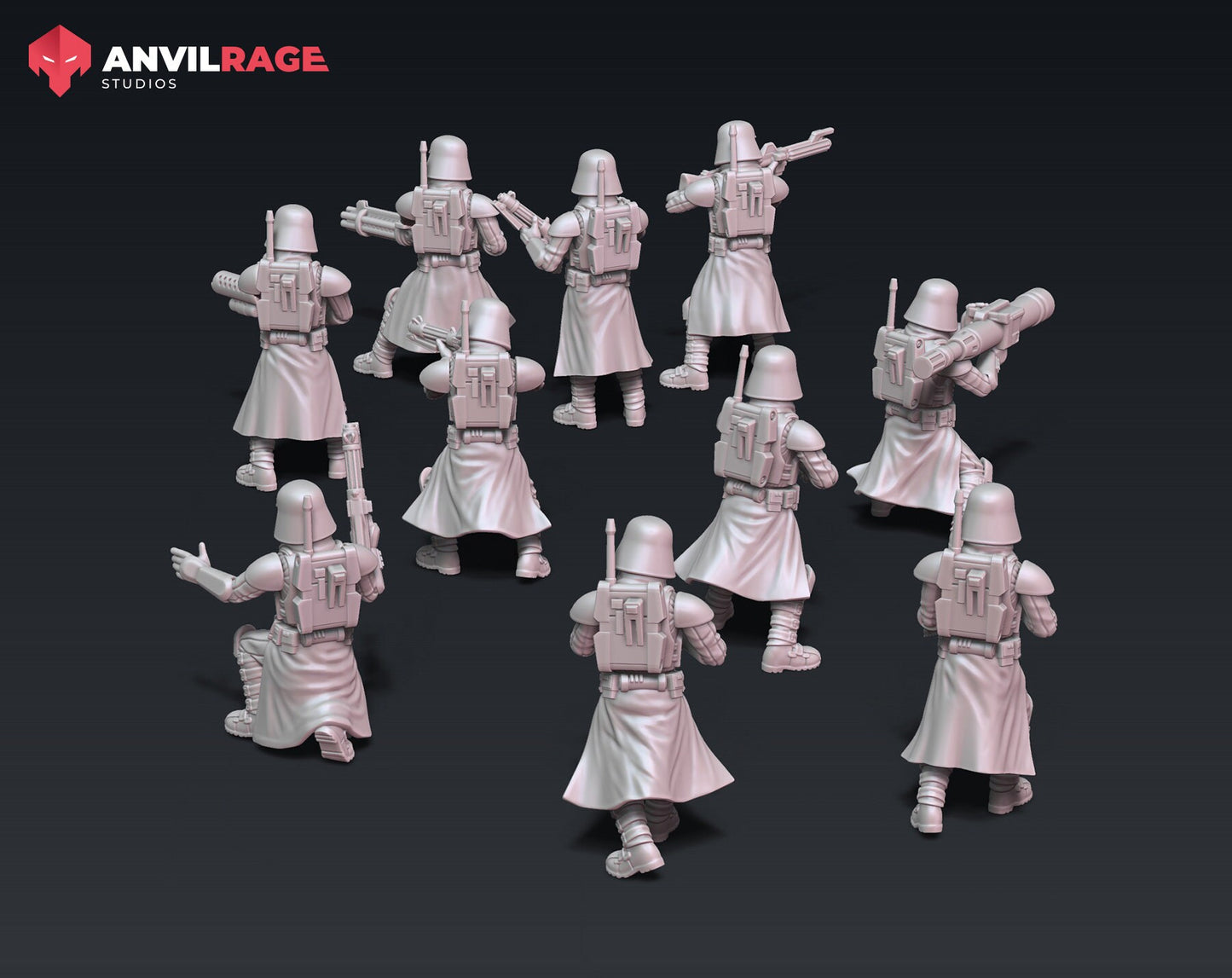 Frost Trooper Kit - set of 10 (Sculpted by Anvilrage Studios)