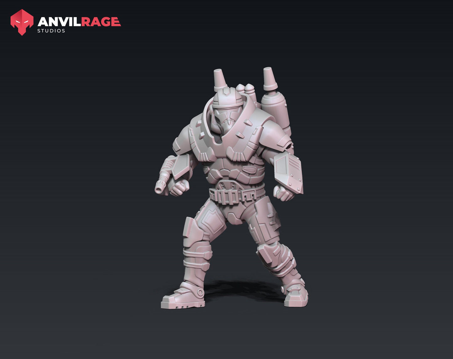 Blaze Trooper Kit - set of 8 (Sculpted by Anvilrage Studios)