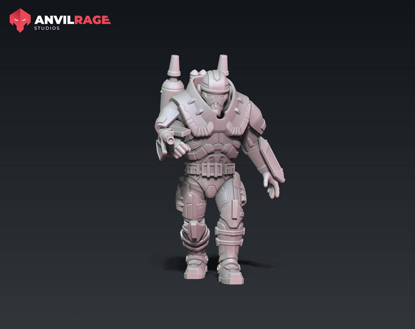 Blaze Trooper Kit - set of 8 (Sculpted by Anvilrage Studios)