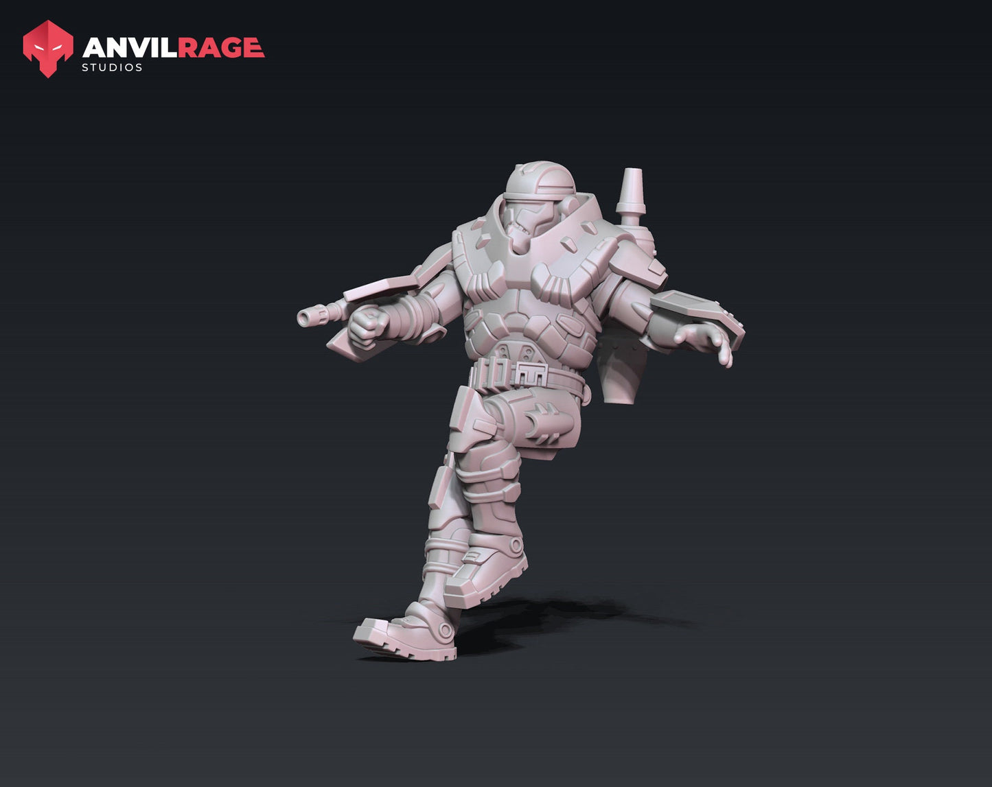 Blaze Trooper Kit - set of 8 (Sculpted by Anvilrage Studios)