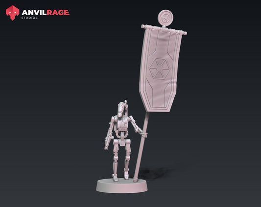 Clanker Standard Bearer (Sculpted by Anvilrage Studios)