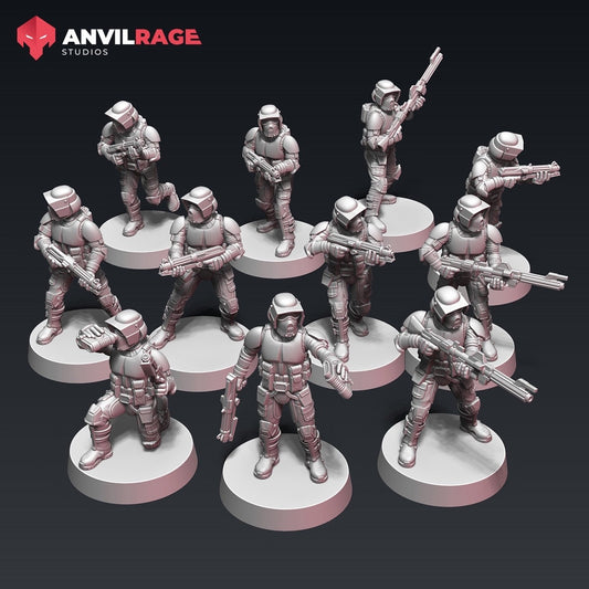 Replicator Scouts - set of 6 / 10 (Sculpted by Anvilrage Studios)