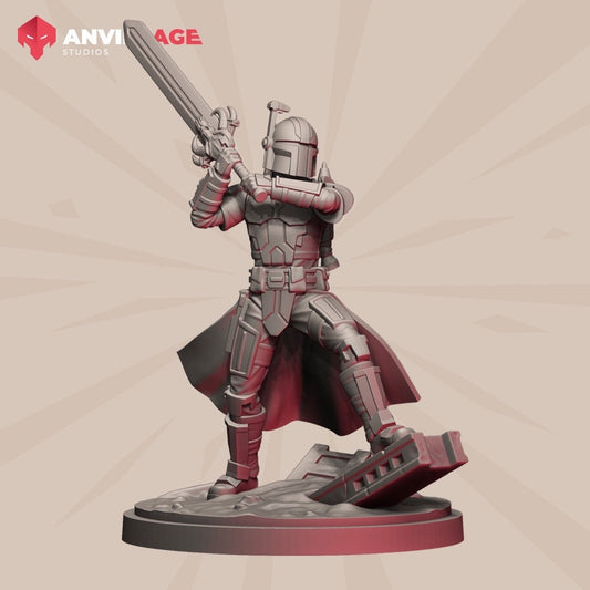 Old Way Mercenary Blademaster (Sculpted by Anvilrage Studios)