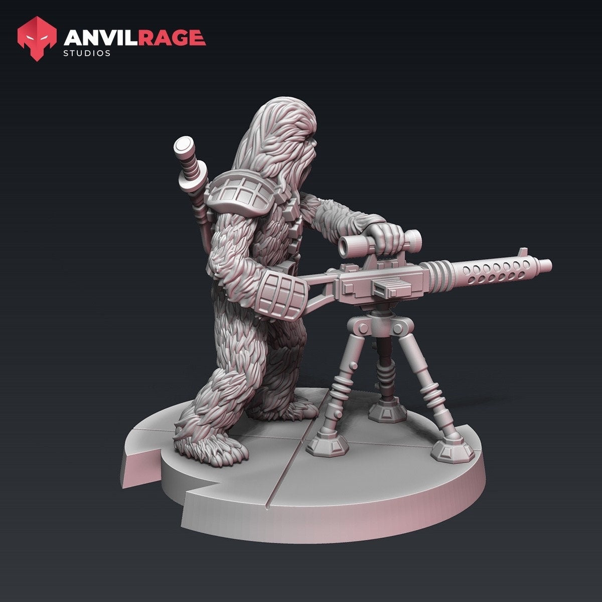 Furry Medium Blaster (Sculpted by Anvilrage Studios)