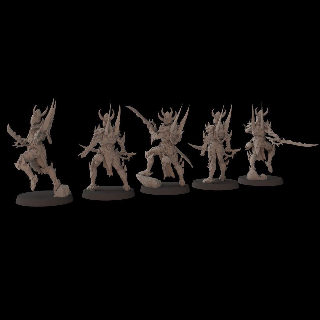 Darkblades - set of 5 (Sculpted by Fantasy Cult Miniatures)
