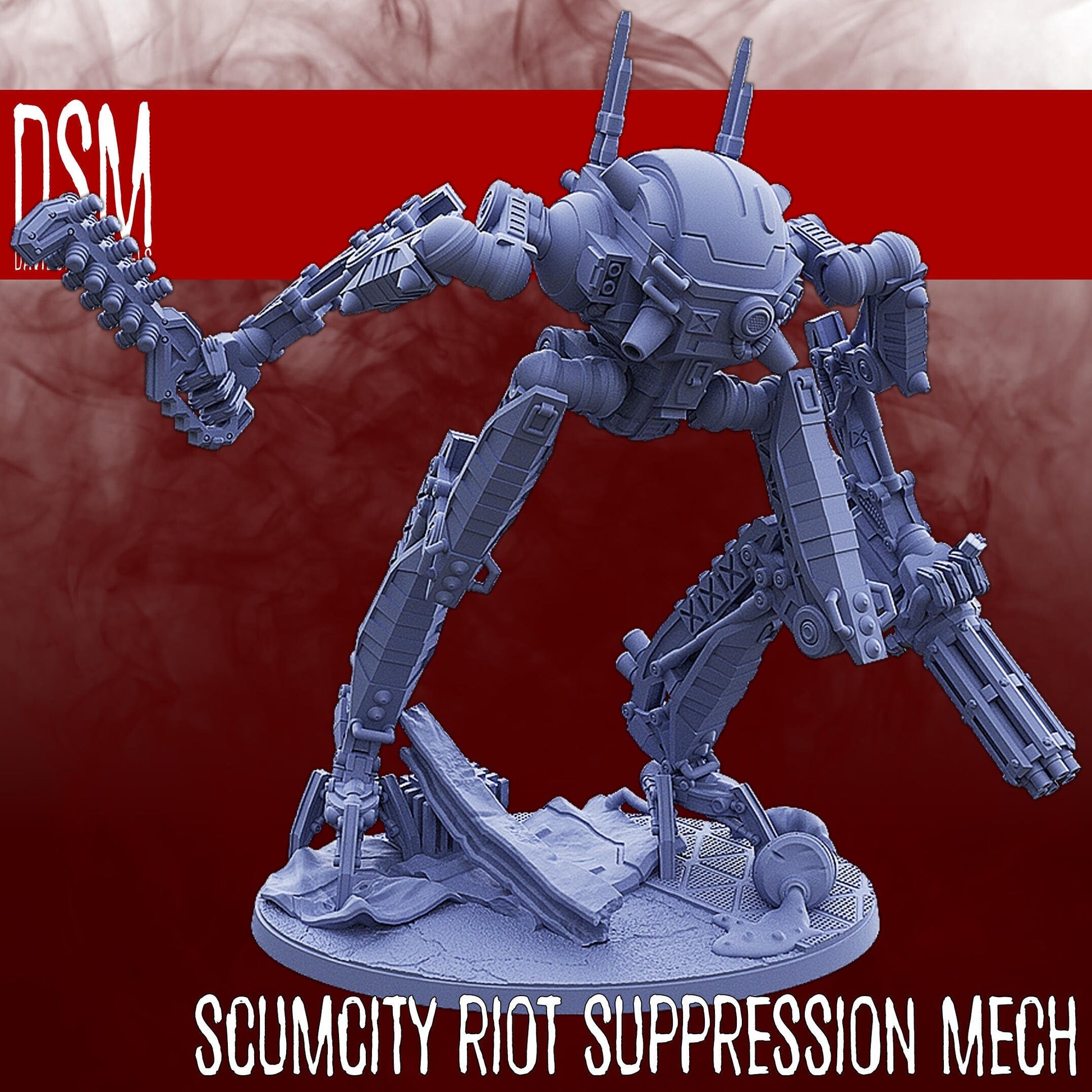 Scum City Riot Suppression Mech (Sculpted by David Sheff Models)