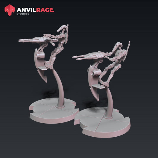 Clanker Speeders - set of 2 (Sculpted by Anvilrage Studios)