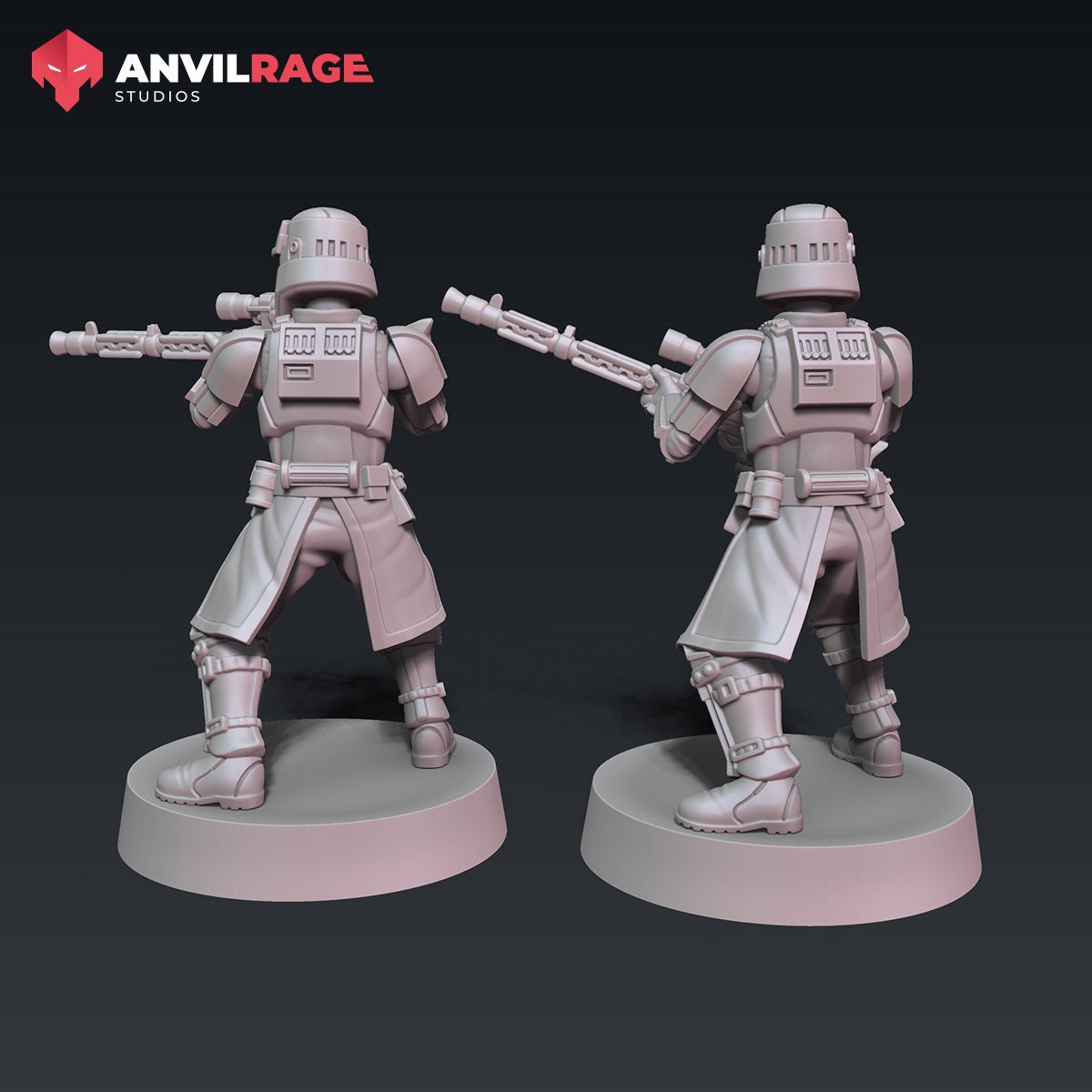 Remnant Gunline Sniper - set of 2 (Sculpted by Anvilrage Studios)